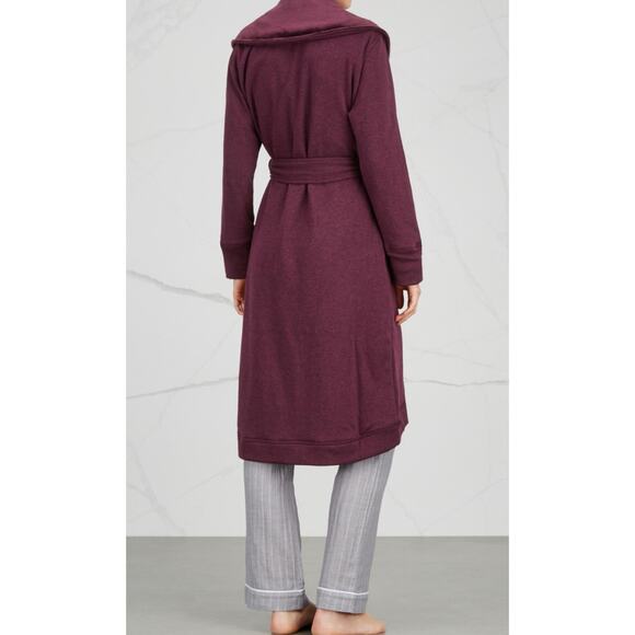 UGG Duffield Ii Shawl Collar Wrap Robe Wild Grape In Purple Soft Loungewear XL - Picture 5 of 15